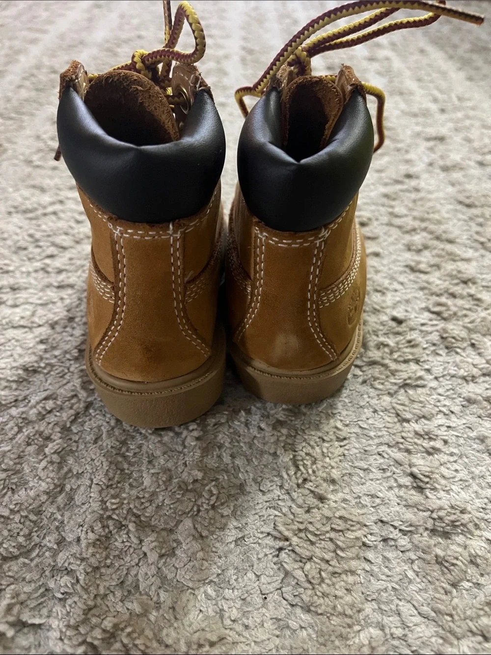 Timberland Toddler Premium 6-Inch Waterproof Leather Lace-Up Boots 4